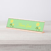 Moederdag Sunflower Custom Bureau Naambordje (Voorkant)