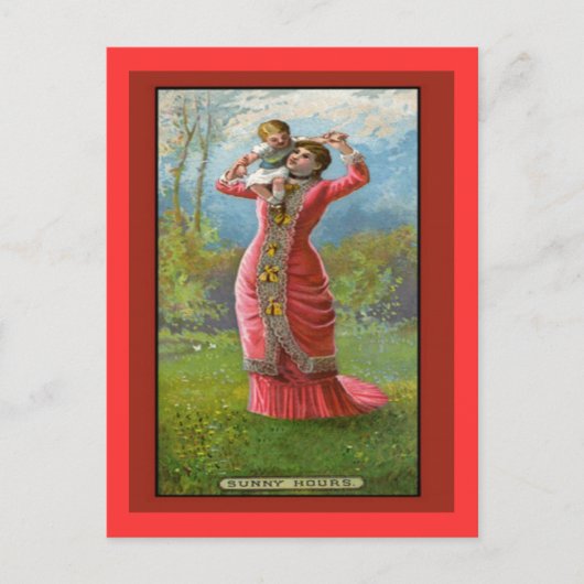  Moederdag Sunny Hours Briefkaart (Voorkant)