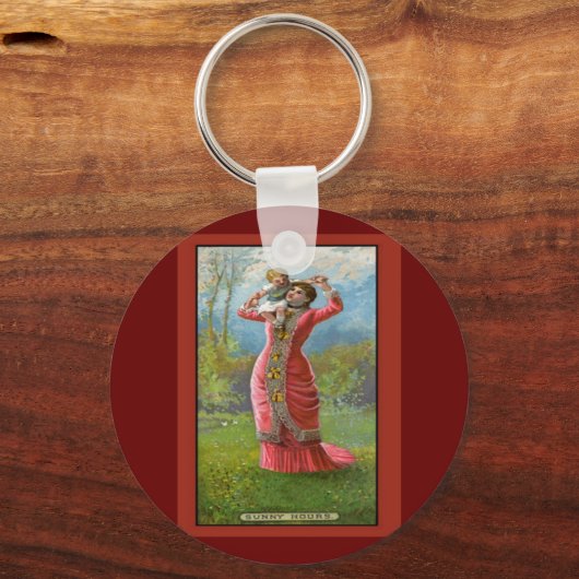 Moederdag Sunny Hours Sleutelhanger (Voorkant)