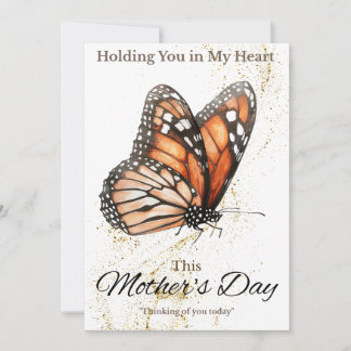 Moederdag Sympathy Card - Butterfly Bedankkaart