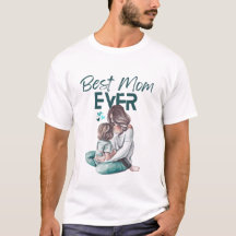 Moederdag T-shirt Design voor moeder en gezin