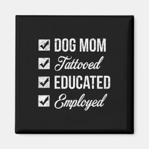 Moederdag Tattoo voor opgeleide &amp; Werkhond Magneet