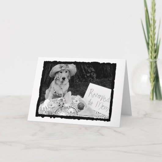 Moederdag Tea Card Kaart (Voorkant)