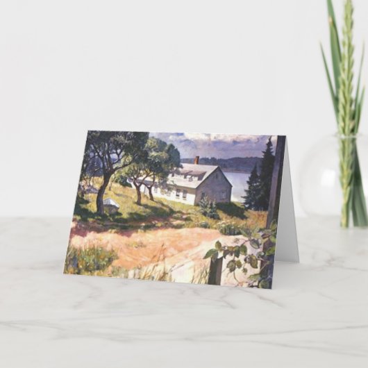 Moederdag thuis is waar het hart ligt kaart (Voorkant)