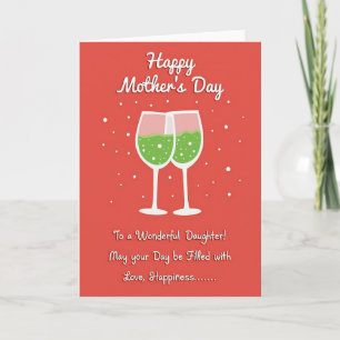 Moederdag Toast Card in Vermilion Kaart