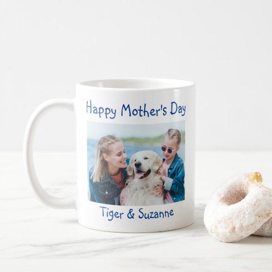 Moederdag Two Sided Photo Mok (Met donut)