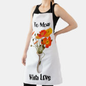 Moederdag Vaas van Poppies Schort (Insitu)