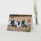 Moederdag Vakantiekaart Folie Wenskaart (Voorkant)