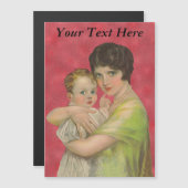 moederdag van 1930: Moeder die Baby houdt (Voorkant / Achterkant)