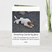 Moederdag van de hond kaart (Achterkant)