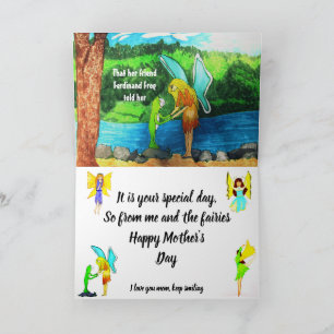 Moederdag VAN DE KAART FAIRIES