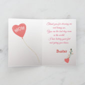 Moederdag van Goldendoodle Dog Kaart (Binnen)