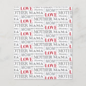 Moederdag van moederliefde of geboortedag Flyer (Voorkant)