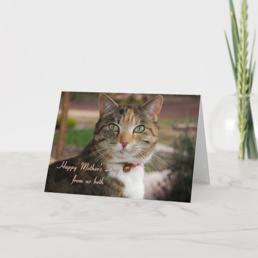 Moederdag, van ons beiden kaart (Voorkant)