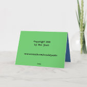 Moederdag van ons beiden kaart (Achterkant)