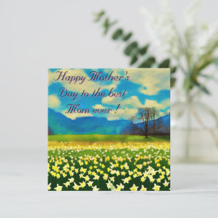 Moederdag - Veld narcissen - schilderij