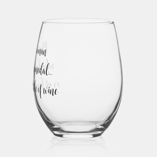 Moederdag Verjaardag Grappige Citaten Eenvoudig Wijnglas Zonder Voet (Links)