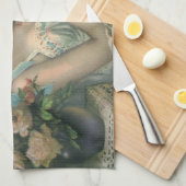  Moederdag, Victoriaans moeder met Baby Theedoek (Quarter Fold)