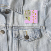 MOEDERDAG VIERKANTE BUTTON 5,1 CM (In situ)