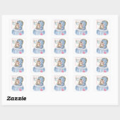 Moederdag Vierkante Sticker (Vel)