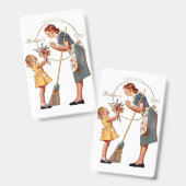 Moederdag Vintage Badge (Voor- en achterkant)