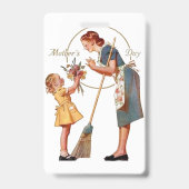 Moederdag Vintage Badge (Achterkant)