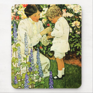 Moederdag Vintage Kunstgeschenken Muismatten