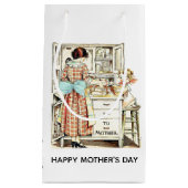 Moederdag Vintage/Retro Klein Cadeauzakje (Voorkant)