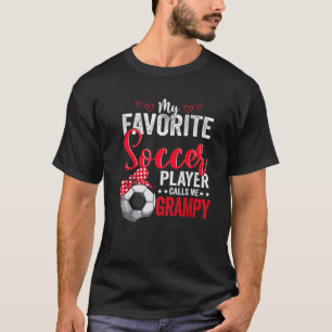 Moederdag Voetbalspeler Grampy American Sport T-shirt