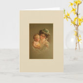  Moederdag voor moeder en kind Kaart (Gele Bloem)