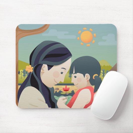 Moederdag voor moeder en kind | MUISMAT (Met muis)