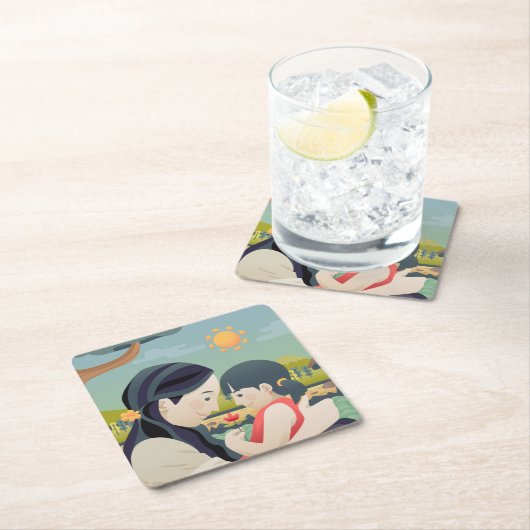 Moederdag voor moeder en kind | ONDERZETTER (Insitu)