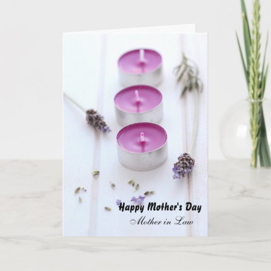 Moederdag voor moeder in de wet kaart (Voorkant)