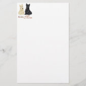 Moederdag voor Wheaten en Black Scotties Briefpapier (Voorkant)
