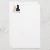 Moederdag voor Wheaten en Black Scotties Briefpapier (Voorkant / Achterkant)