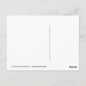 Moederdag vrouw silhouet briefkaart (Achterkant)