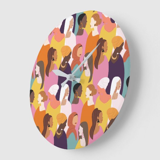 Moederdag wandklok grote klok (Hoek)