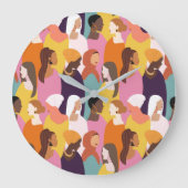 Moederdag wandklok grote klok (Voorkant)