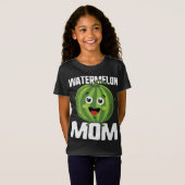 Moederdag Watermeloen Moeder Schattige Zomerfruit T-shirt (Voorkant volledig)