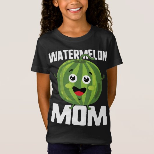 Moederdag Watermeloen Moeder Schattige Zomerfruit T-shirt (Voorkant)