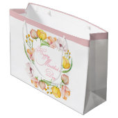 Moederdag waterverf floraal groot cadeauzakje (Achterkant Gekanteld)