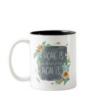 moederdag Waterverf Home is waar mama is