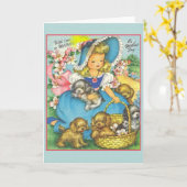  Moederdag Wenskaart Kaart (Gele Bloem)