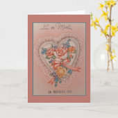 Moederdag Wenskaart Kaart (Gele Bloem)