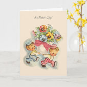  Moederdag Wenskaart Kaart (Gele Bloem)