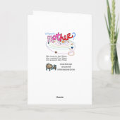 Moederdag wenskaart kaart (Achterkant)