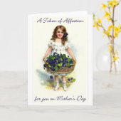  Moederdag Wenskaart Kaart (Gele Bloem)