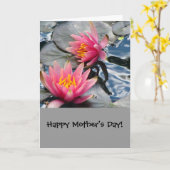 Moederdag Wenskaart Kaart (Gele Bloem)