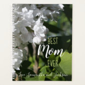 Moederdag White Lilacs Beste Moeder Ooit Planner (Voorkant)