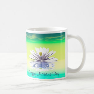 Moederdag White Water Lily Koffiemok
